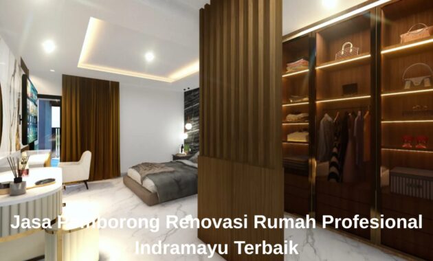 Tim pemborong renovasi rumah profesional Indramayu dari Lestari Arsitek sedang bekerja